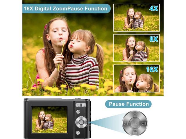 Digital Baby Camera for Kids Teens Boys Girls Adults,1080P 48MP Kids Camera with 32GB SD Card,2.4 Inch Kids Digital Camera with 16X Digital Zoom,...