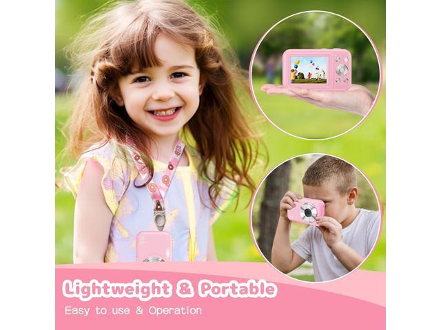 Digital Camera, Kids Camera with 32GB Card, FHD 1080P 44MP Vlogging Camera, 16X Zoom Point and Shoot Digital Camera Compact Portable Rechargeable...