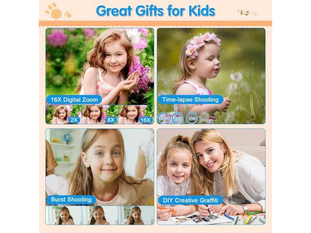 Kids Camera Instant Print - Kids Instant Cameras That Print Photos Digital Camera for Kids 1080P Toys Camera with Instant Pictures Birthday Gifts...