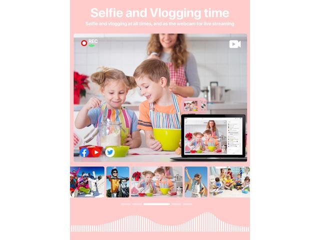 Digital Camera, FHD 1080P Kids Camera with 32GB SD Card 16X Digital Zoom Portable Small Camera, Compact Point and Shoot Camera Mini Digital Camera...