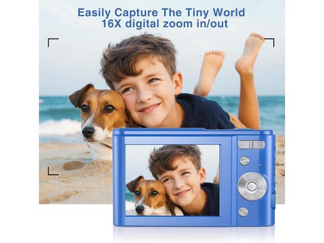 Digital Camera Auto Focus Point and Shoot Camera, FHD 1080P 48MP Kids Camera with 32GB Memory Card,16X Zoom Vlogging Camera Small Digital Cameras...