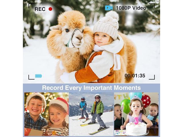 Digital Camera Auto Focus Point and Shoot Camera, FHD 1080P 48MP Kids Camera with 32GB Memory Card,16X Zoom Vlogging Camera Small Digital Cameras...