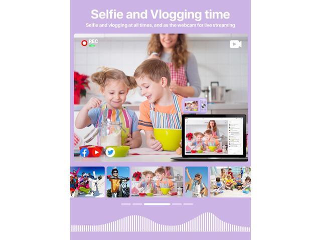 Digital Camera, FHD 1080P Kids Camera with 32GB SD Card 16X Digital Zoom Portable Small Camera, Compact Point and Shoot Camera Mini Digital Camera...