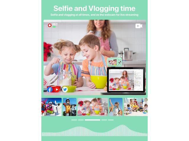 Digital Camera, FHD 1080P Kids Camera with 32GB SD Card 16X Digital Zoom Portable Small Camera, Compact Point and Shoot Camera Mini Digital Camera...