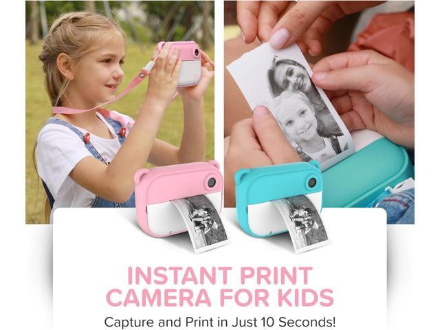 Kids Camera Instant Print with Front & Selfie Lens 12MP myFirst Camera Insta 2 BPA-Free Thermal Printing, Inkless Technology for Photos & Videos,...