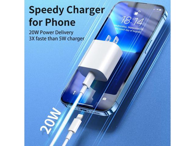 USB C Charger [MFi Certified] iPhone Charger Fast Charging 3Pack 20W Type C Wall Charger Block with 6FT USB C to Lightning Cable Compatible with...