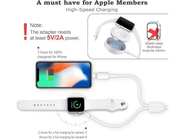 Upgraded Smart Watch Charger for Apple Watch Charger Charging Cable Compatible with iWatch Series SE/9/8/7/6/5/4/3/2/1 & Phone...