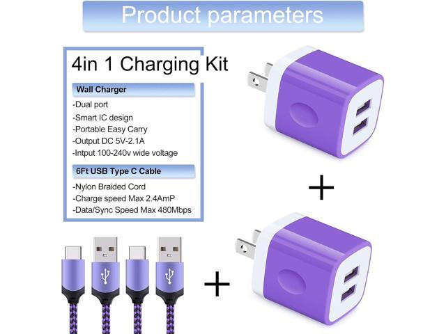 USB C Wall Charger Fast for Samsung Galaxy S25 Ultra S25+ S24 FE S23 FE Ultra S23+ S22 S21 FE/Plus/Ultra S20 5G Note 20 S10e A16 A35 A15 A55 A54...