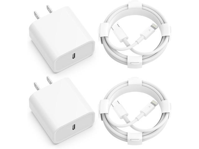 USB C Charger iPhone Charger Fast ChargingMFi Certified2Pack 20W PD Type C Wall Fast Charger Adapter with 6FT USB C to Lightning Cable for iPhone...