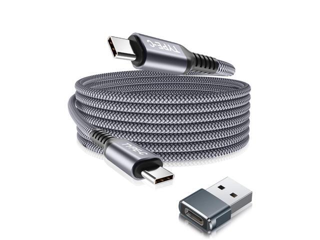 Basesailor USB C to USB C 100W Charger Cable 10FT with Adapter,Type C Power Fast Car Charging Cord for iPhone 15 Pro Plus Max,,iPad Air 5 4 5th...