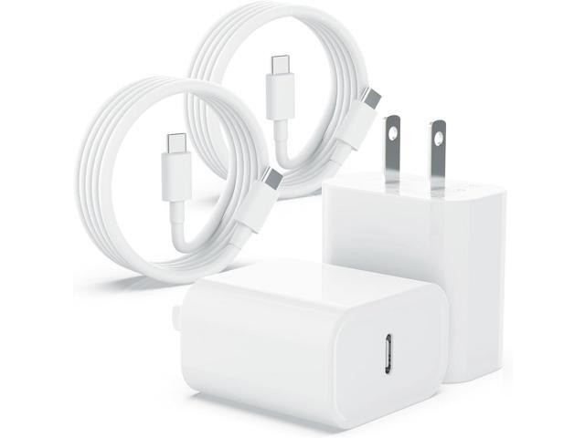 iPhone 15 Charger Fast Charging, iPad Charger 2Pack 20W USB C Fast Wall Charger with 6ft Type C to C Cable for iPhone 15/15 Plus/15 Pro/15 Pro...