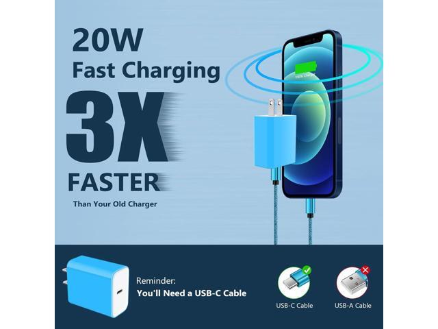 20W USB C Fast Wall Charger with 6ft Type C to C Fast Charging Cable for Samsung Galaxy S25/S25+/S25 Ultra/S24 FE/S23 Ultra/S23+/S21 FE/S21...