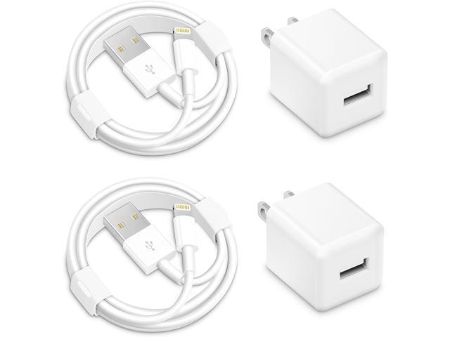 i Phone Charger, 5W USB to Lightning Cable 6Ft Quick Fast Charging Cord USB Wall Chargers Power Adapter for i Phone 14/13/12/11/X/8 Plus/XR/XS...
