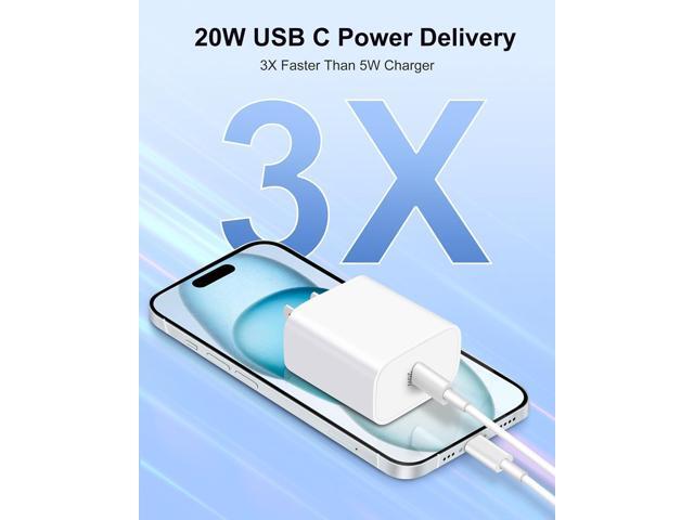 Pixel 9/8/7/6/5/4 Fast Charger, 2Pack 20W USB C Charging Block + 6FT USB C Cable Cord for Google Pixel 8/9 Pro/7/7a, 6a/6/Pro, 5/4/3/XL, Phone 15,...