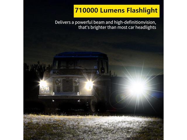 Flashlight Rechargeable Flashlights High Lumens Streamlight Flashlight 3 Modes Adjustable Waterproof Tactical Flashlight LED Flashlight for Camping...
