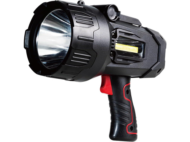 Durapower Rechargeable Spotlight, High Lumens LED Spotlight Flashlight, Waterproof Handheld Spot Light for Indoor Outdoor Farm Camping Emergency