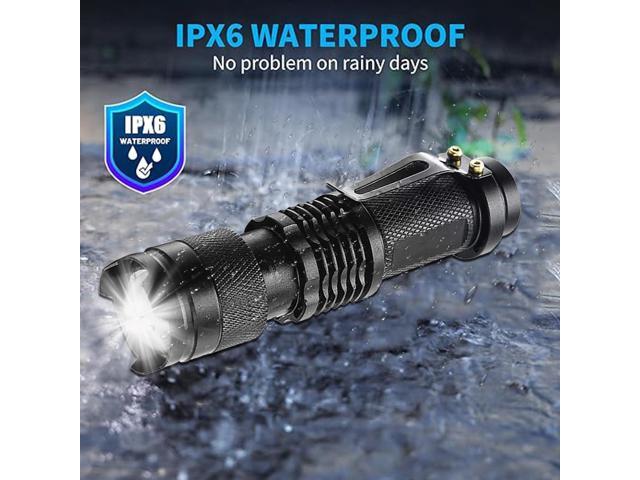 10pack LED Flashlights High Lumens - Mini Flashlights for Camping, Hiking, Dog Walking - Handheld Bright Flashlight with 3 Modes for Outdoor Home...