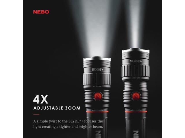 NEBO SLYDE+ Flashlight (2nd Gen) 400 Lumens, 7 Light Modes, Bright COB Work Light & LED Tactical Flashlight, Magnetic Base, Great for Camping,...