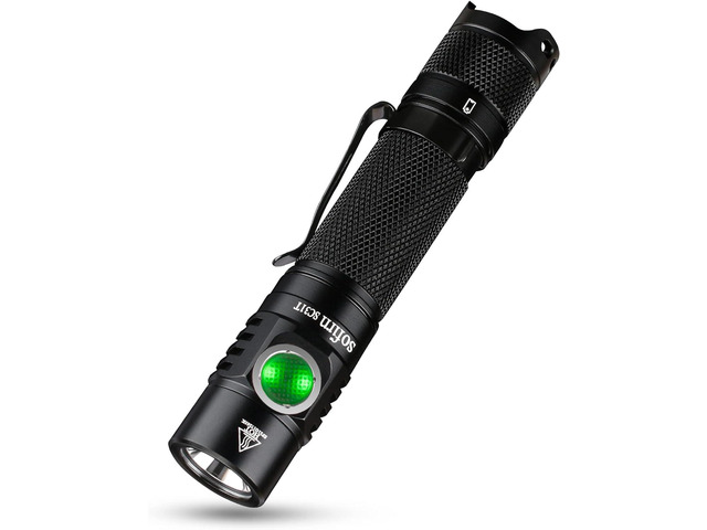 sofirn SC31T Rechargeable Flashlight 2000 Lumens, Pocket Flashlight with Powerful SST40 6500K LED, for EDC Camping Hiking Fishing Dog Walking...