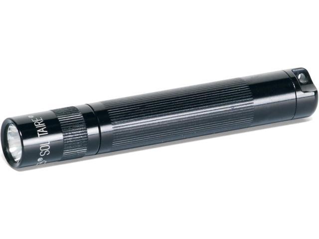Maglite Solitaire Incandescent 1-Cell AAA Flashlight in Presentation Box Black