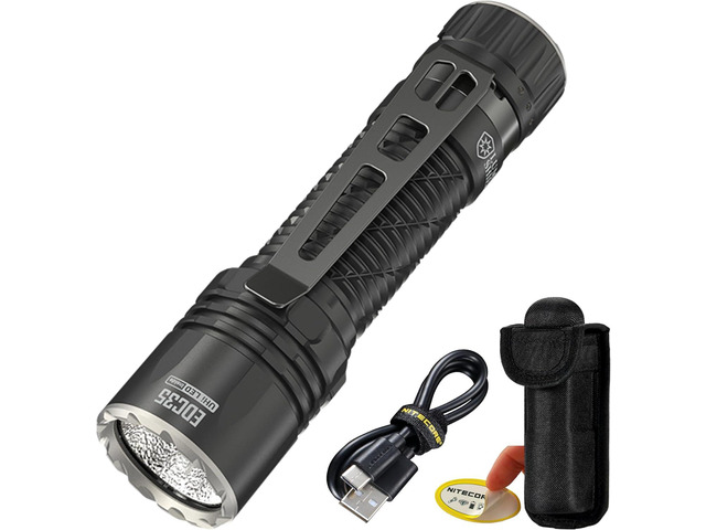 Nitecore EDC35 5000 Lumen EDC Flashlight, USB-C Rechargeable, High Power Super Bright Sticker for Everyday Carry