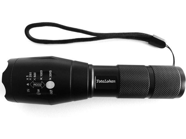TC1200 Military Grade 2000 Lumen 5 Mode LED Tactical Flashlight Torch for Hurricane Camping Biking Hiking Home Emergency,2 Pack