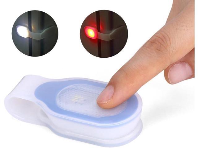 ALONEFIRE LED Flashlights Clip on Flashlight Night Safely Nursing Night Light Hands Free Strong Magnetic to Grip Clothing with a Keychain...