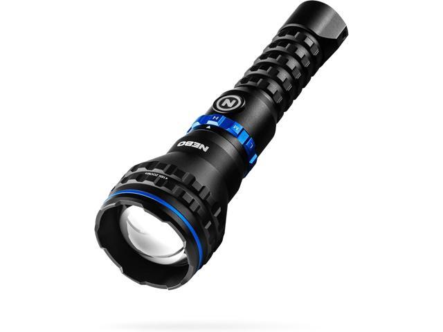 NEBO LUXTREME MZ60 Blueline Flashlight & Portable Charger 1,000 Lumens, 5 Light Modes, 0.62 Mile Beam Distance, Rechargeable LED Flashlight,...