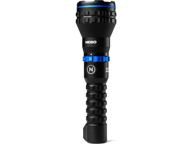 NEBO LUXTREME MZ60 Blueline Flashlight & Portable Charger 1,000 Lumens, 5 Light Modes, 0.62 Mile Beam Distance, Rechargeable LED Flashlight,...