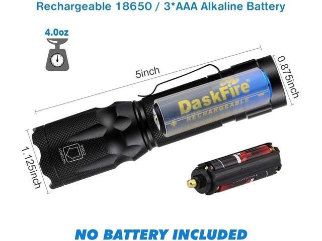2 in 1 Blacklights Flashlight, UV 395nm Ultraviolet Torch Light High Lumen for Home Security, Outdoor Camping Cycling Hiking, Scorpion Hunting, Pet...