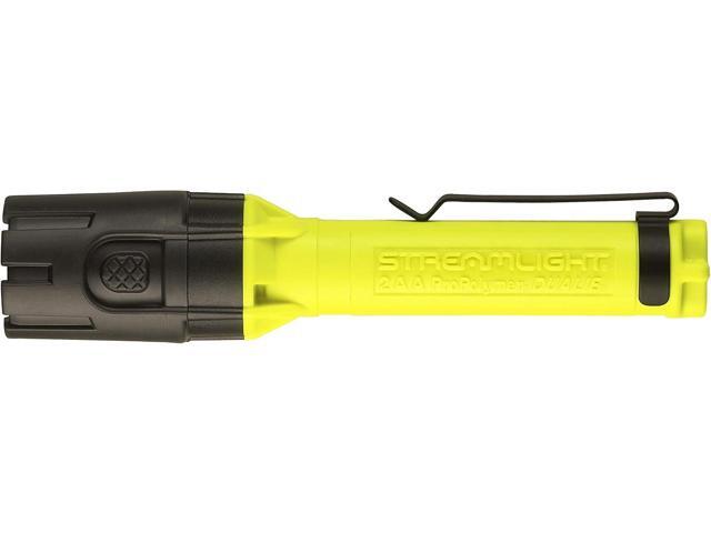 Streamlight 67751 Dualie 2AA 175-Lumen Dual Beam Flashlight w/Pocket Clip and Magnetic Base, Box, Yellow
