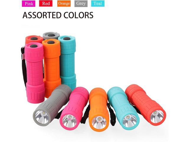 FASTPRO 10-Pack, Super Bright 100-Lumen (1W) LED Mini Flashlight Set, AAA Dry Batteries are Included and Pre-Installed
