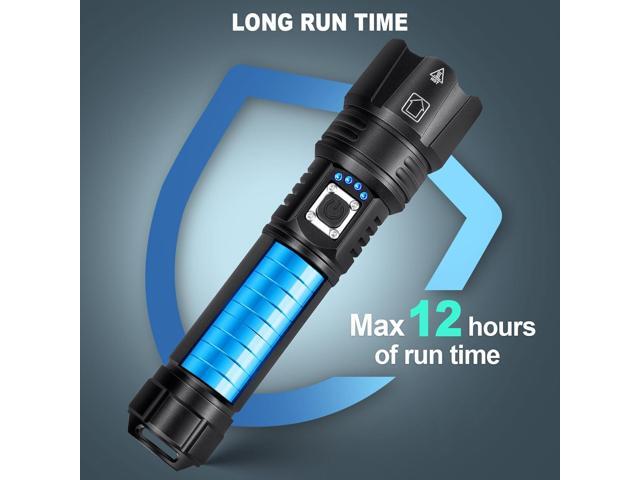 Rechargeable Flashlights High Lumens, 990,000 Lumens Brightest Flashlight, 5 Modes Super Bright Led Flashlight, 12H Running time, Handheld...