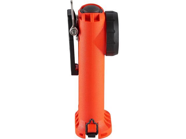 Streamlight 90044 Survivor X USB 250-Lumen USB Rechargeable Right-Angle Firefighter's Flashlight with Rechargeable Battery Pack, Orange
