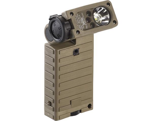 Streamlight 14032 Sidewinder 55-Lumens LED Military Flashlight with (2) AA Alkaline Batteries in Box, Coyote