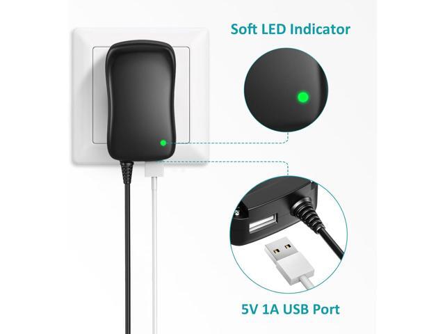 6V 9V 12V 15V 18V 20V 24V 1.5A 41W Universal AC Adapter with 8 Round Tips and USB Port Switching DC Power Supply Cord Charger for LED Strip Light...