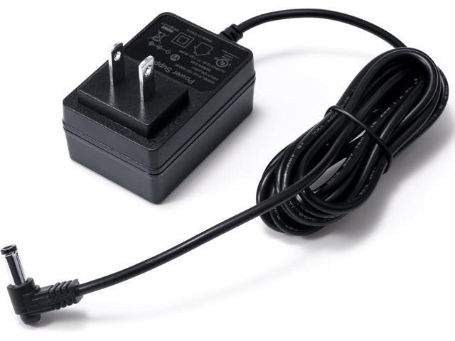 6.5ft Cable 12V 2A Power Supply with 90 Degree Angle, 12V/2A 24W Wall Plug Charger AC Adapter 5.5mm x 2.1mm for LED Light Panel Light Strip Camera...