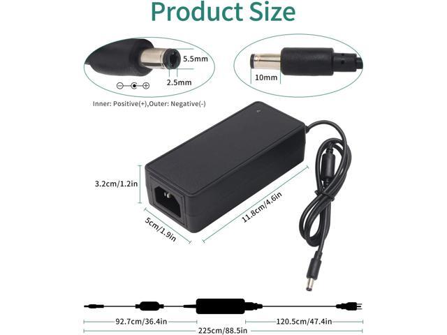 12V 5A Power Supply Adapter 100-240V AC to DC Converter with 5.5X 2.5/2.1mm Plug 12 Volt 5 Amp 4A 3A 2A 1A Switching Power Supply AC/DC Adapter for...