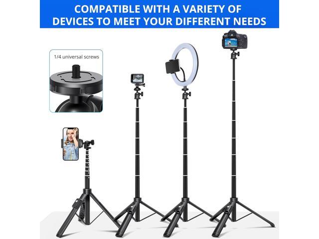 BZE Selfie Stick,Long Extendable Selfie Stick Tripod,Phone Tripod with Wireless Remote Shutter,Group Selfies/Live Streaming/Video Recording...