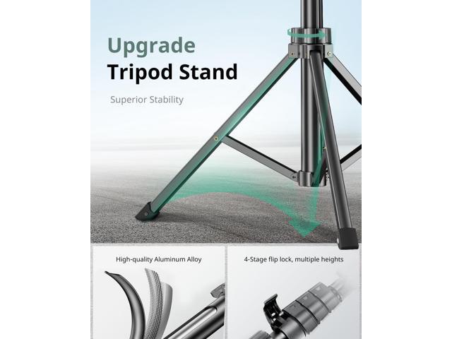 62' Phone Tripod & Selfie Stick, Extendable Cell Phone Tripod Stand with Wireless Remote and Phone Holder, Compatible with iPhone Android Phone,...