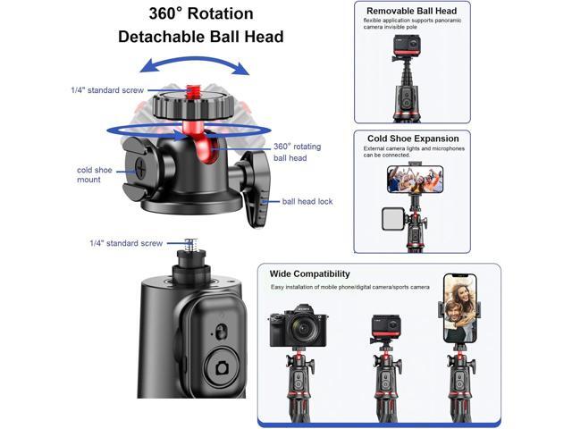 Phone Tripods Flexible Selfie Stick - Octopus Camera Tripods Extendable Cell Phone Tripod Stand with Remote, 360° Rotation Portable Travel Tripod...