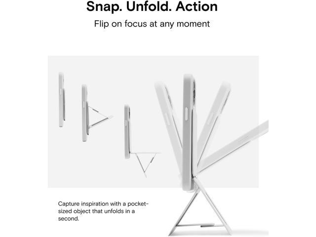 MOFT Phone Tripod Stand Selfie Stick for iPhone, Multi-Angles iPhone Stand, Lightweight & Portable Phone Holder, Strong Magnets, MOVAS Vegan...