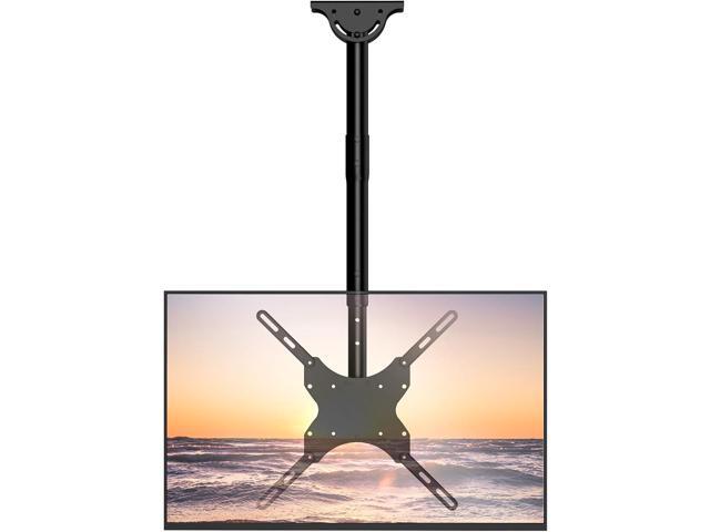 WALI TV Ceiling Mount Adjustable Bracket Fits Most LED, LCD, OLED and Plasma Flat Screen Display 26 to 65 Inch, up to 110 Lbs, Mounting Holes...