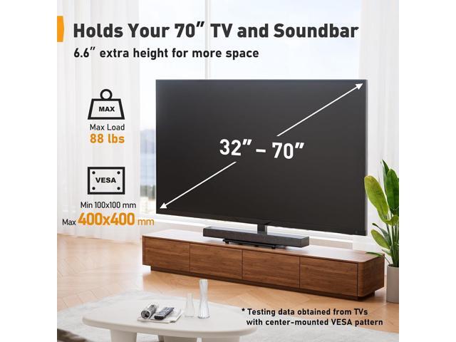 Perlegear Universal Swivel TV Stand Base for 3270 inch TVs, Height Adjustable Table Top TV Stand Mount with Tilt, Tempered Glass Base, Holds up to...