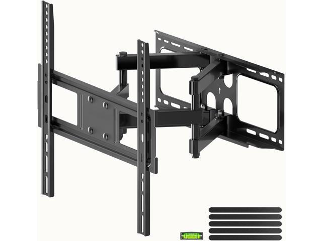 Full Motion TV Wall Mount for Most 26'-70' Flat/Curved TV, Swivel Tilt Bracket with Articulating Dual Arms, Support 100lbs, Max VESA 400x400mm,...