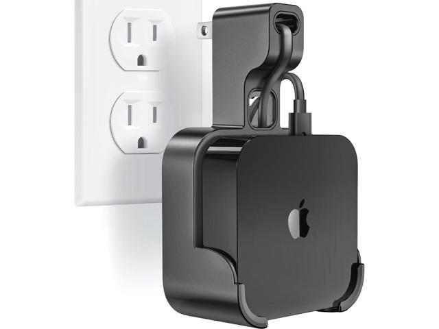 volport Wall Mount Holder Bracket for Apple TV 4k 3rd Generation - Outlet Hanger Stand for Apple-TV 4k+ Gen 3 Built-in Cable Management, Hide &...