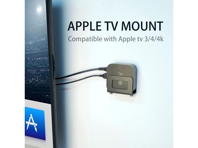 Monzlteck Adjustable Small Device Wall Mount Holder for Apple TV,ROKU,Router,Modem and Other Media Players
