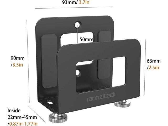 Monzlteck Adjustable Small Device Wall Mount Holder for Apple TV,ROKU,Router,Modem and Other Media Players