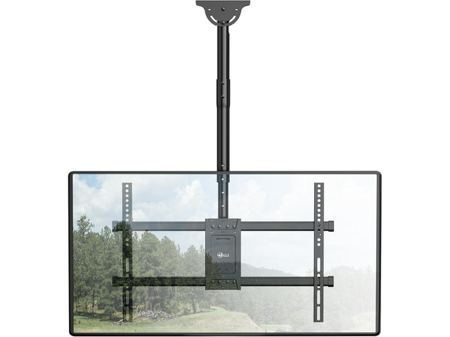 WALI Ceiling TV Mount for Most 37 to 70 inch Flat Screen Display, Hanging TV Mount Bracket with Swivel, Tilt Fits LED, LCD, OLED 4K TVs up to...