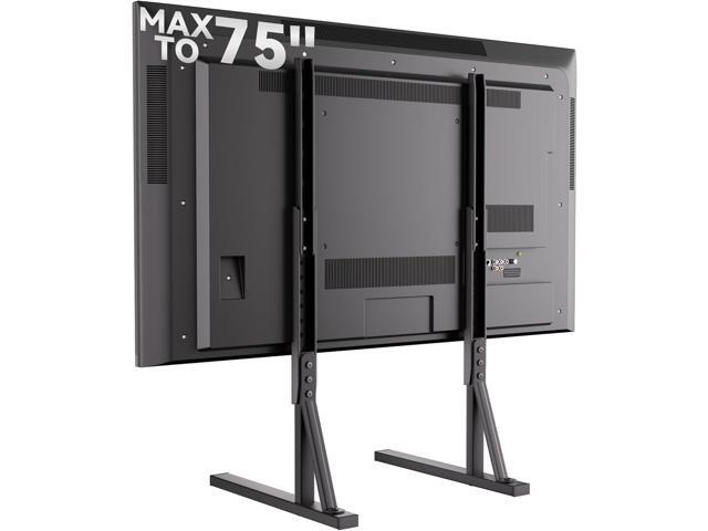 Universal TV Stand Legs for 35-75 Inch LCD/LED/OLED TVs, Tabletop TV Mount Base with 7 Height Levels, Heavy Duty Steel Frame TV Feet Holds up to...